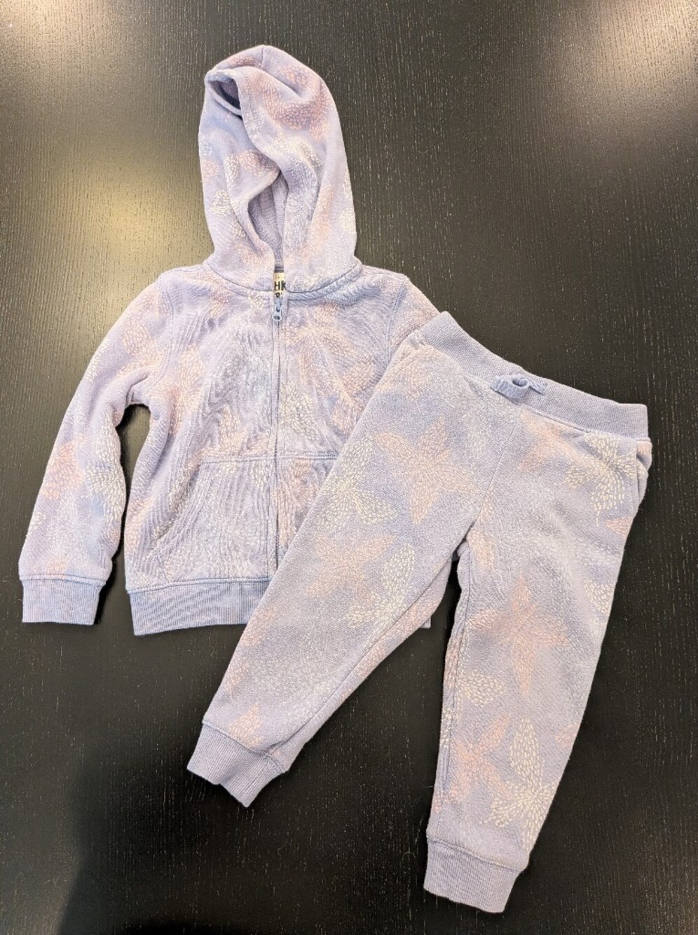 OshKosh B'gosh Lavender Hoodie & Joggers Set